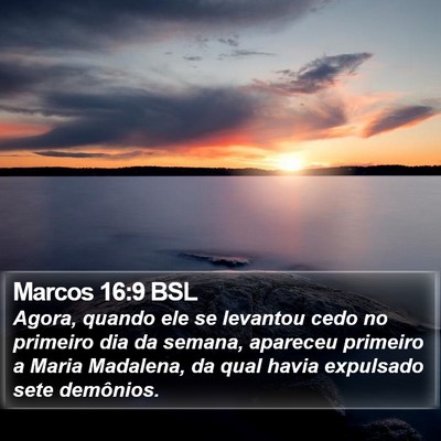 Marcos 16:9 BSL Bible Verse Image