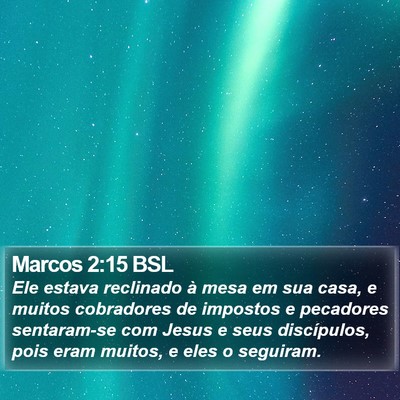 Marcos 2:15 BSL Bible Verse Image