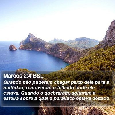 Marcos 2:4 BSL Bible Verse Image