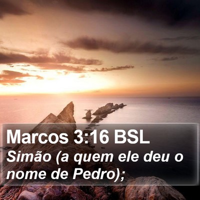 Marcos 3:16 BSL Bible Verse Image