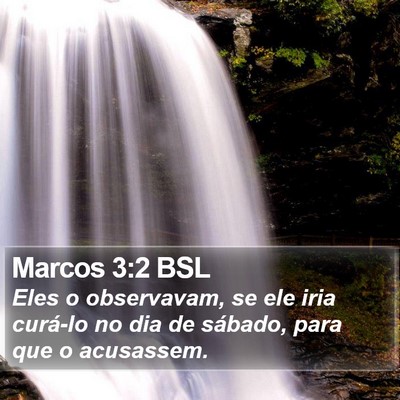 Marcos 3:2 BSL Bible Verse Image