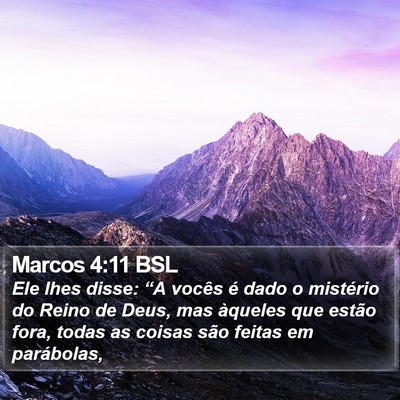 Marcos 4:11 BSL Bible Verse Image