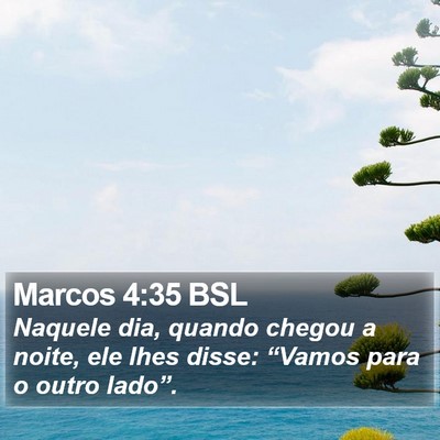 Marcos 4:35 BSL Bible Verse Image