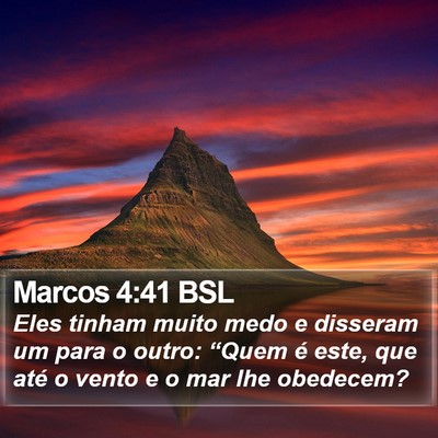 Marcos 4:41 BSL Bible Verse Image