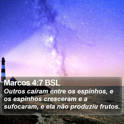 Marcos 4:7 BSL Bible Verse Image