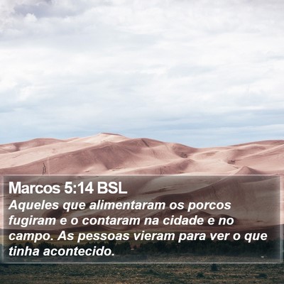 Marcos 5:14 BSL Bible Verse Image