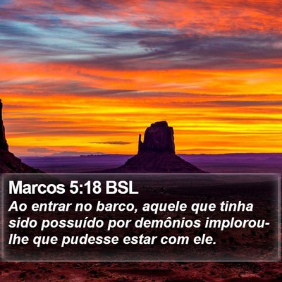Marcos 5:18 BSL Bible Verse Image