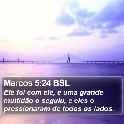 Marcos 5:24 BSL Bible Verse Image