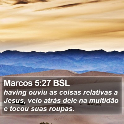 Marcos 5:27 BSL Bible Verse Image