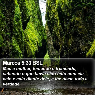 Marcos 5:33 BSL Bible Verse Image