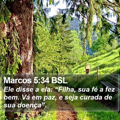 Marcos 5:34 BSL Bible Verse Image