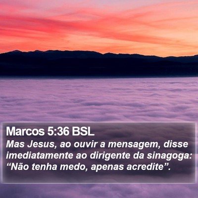 Marcos 5:36 BSL Bible Verse Image