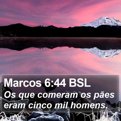 Marcos 6:44 BSL Bible Verse Image