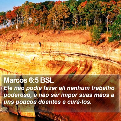 Marcos 6:5 BSL Bible Verse Image