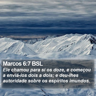 Marcos 6:7 BSL Bible Verse Image