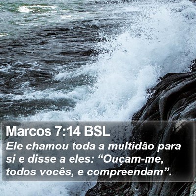 Marcos 7:14 BSL Bible Verse Image