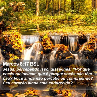 Marcos 8:17 BSL Bible Verse Image