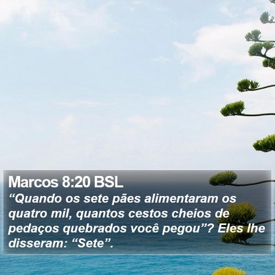 Marcos 8:20 BSL Bible Verse Image