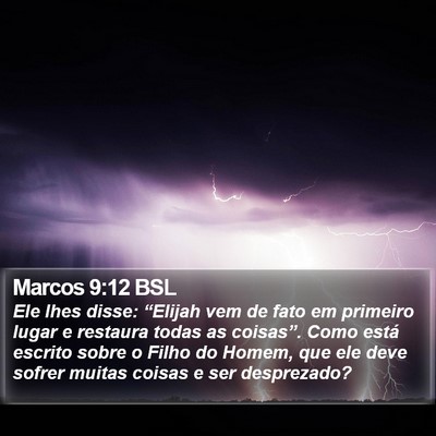 Marcos 9:12 BSL Bible Verse Image