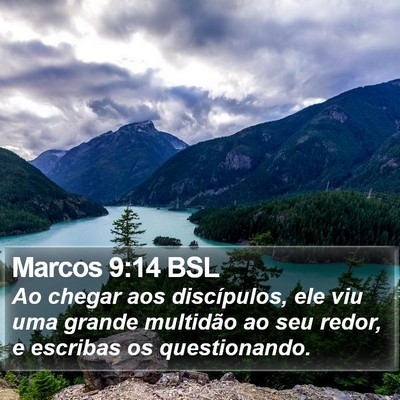 Marcos 9:14 BSL Bible Verse Image