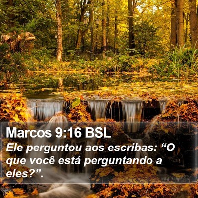 Marcos 9:16 BSL Bible Verse Image