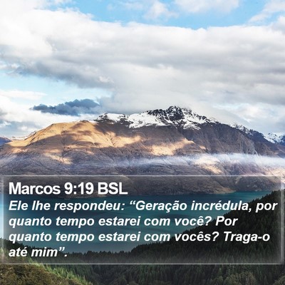 Marcos 9:19 BSL Bible Verse Image