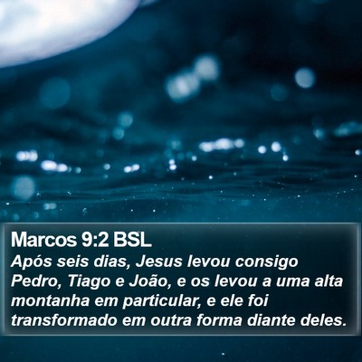 Marcos 9:2 BSL Bible Verse Image