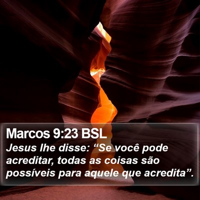 Marcos 9:23 BSL Bible Verse Image