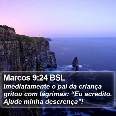 Marcos 9:24 BSL Bible Verse Image