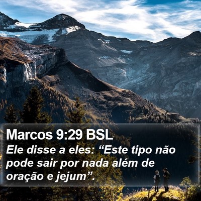 Marcos 9:29 BSL Bible Verse Image