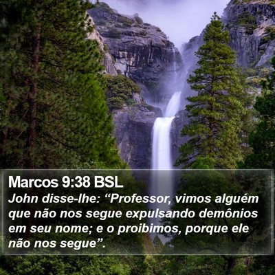 Marcos 9:38 BSL Bible Verse Image