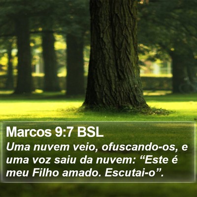 Marcos 9:7 BSL Bible Verse Image