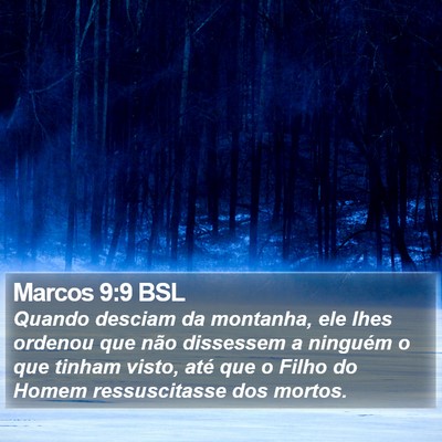 Marcos 9:9 BSL Bible Verse Image