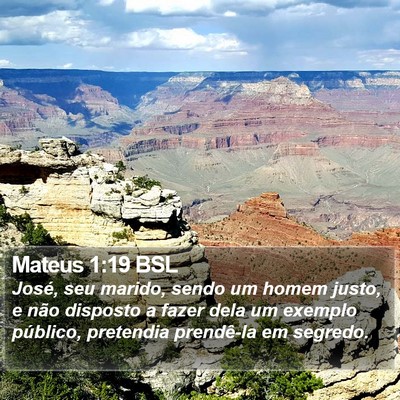 Mateus 1:19 BSL Bible Verse Image