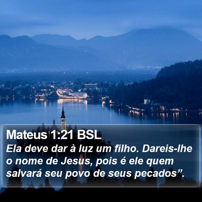 Mateus 1:21 BSL Bible Verse Image