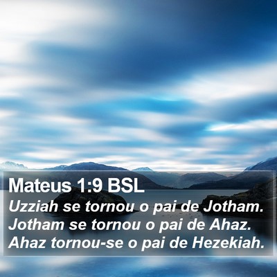 Mateus 1:9 BSL Bible Verse Image