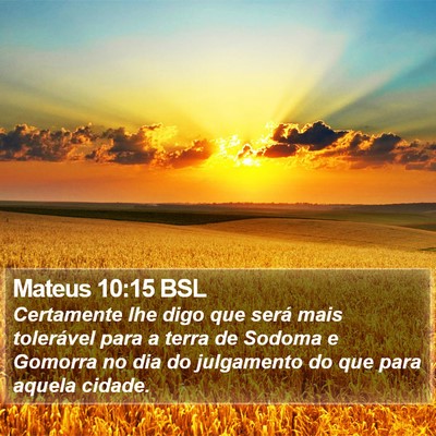Mateus 10:15 BSL Bible Verse Image