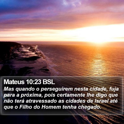 Mateus 10:23 BSL Bible Verse Image