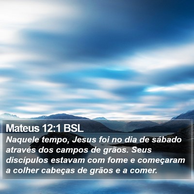Mateus 12:1 BSL Bible Verse Image
