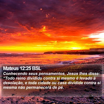 Mateus 12:25 BSL Bible Verse Image