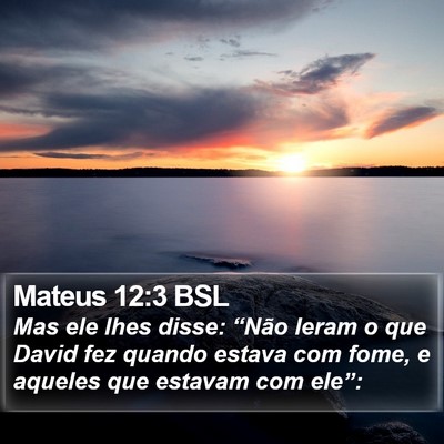 Mateus 12:3 BSL Bible Verse Image