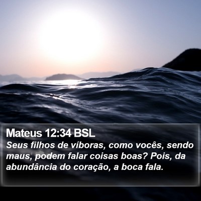 Mateus 12:34 BSL Bible Verse Image