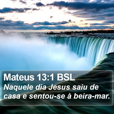 Mateus 13:1 BSL Bible Verse Image
