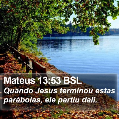 Mateus 13:53 BSL Bible Verse Image