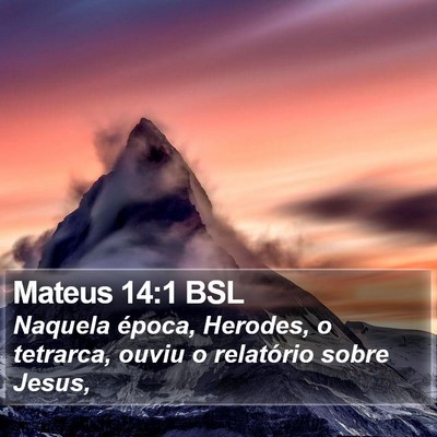Mateus 14:1 BSL Bible Verse Image