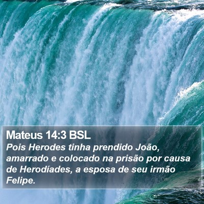 Mateus 14:3 BSL Bible Verse Image