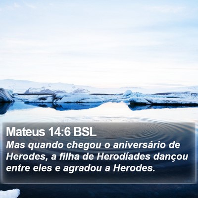 Mateus 14:6 BSL Bible Verse Image