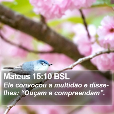 Mateus 15:10 BSL Bible Verse Image