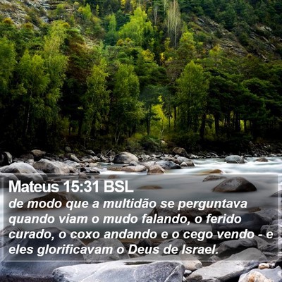 Mateus 15:31 BSL Bible Verse Image
