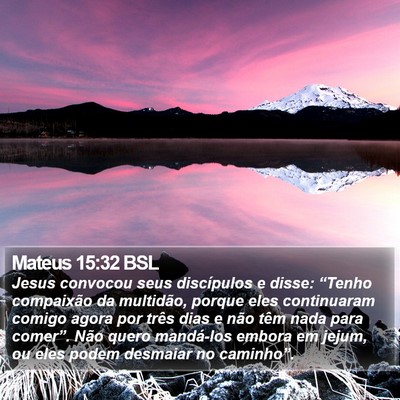 Mateus 15:32 BSL Bible Verse Image